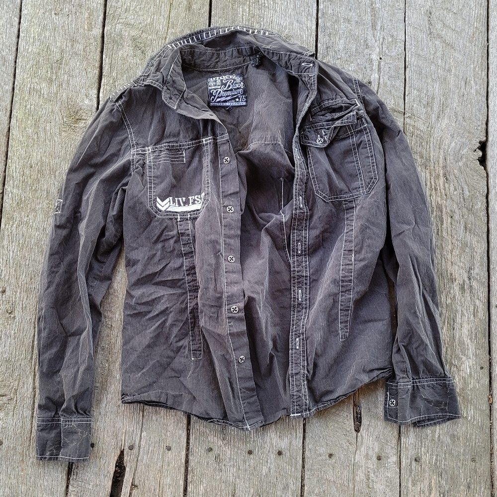 Affliction Button Down - image 1